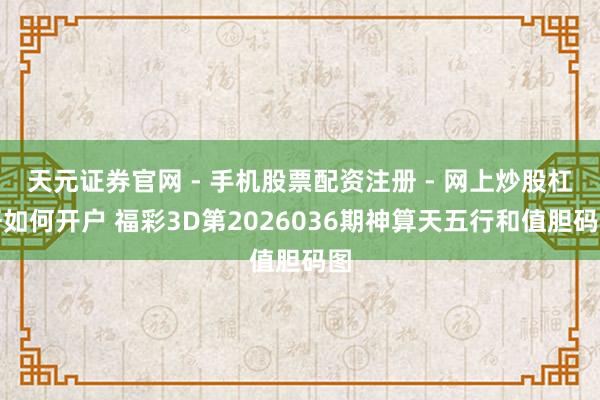 天元证券官网 - 手机股票配资注册 - 网上炒股杠杆如何开户 福彩3D第2026036期神算天五行和值胆码图